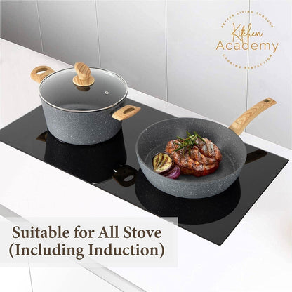 Premium 12-Piece Non-Stick Kitchen Cookware Set