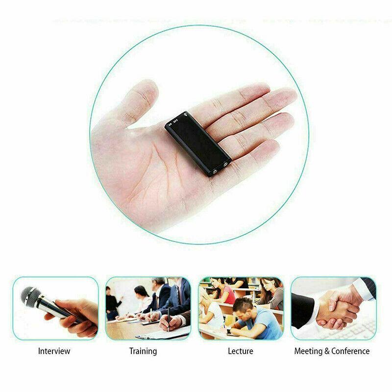 Small Portable 8GB Voice Recorder Spy Audio Device