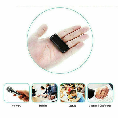Small Portable 8GB Voice Recorder Spy Audio Device