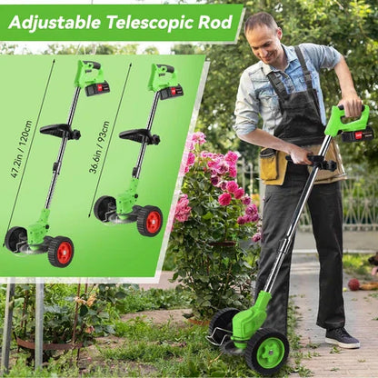 Powerful 24V Cordless Yard Trimmer 18,000 RPM