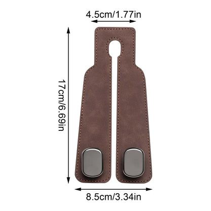 Premium Car Back Seat Double Hooks with Soft Pads