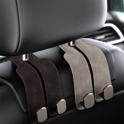 Premium Car Back Seat Double Hooks with Soft Pads