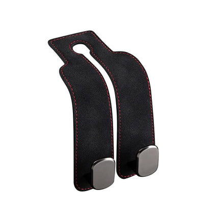 Premium Car Back Seat Double Hooks with Soft Pads