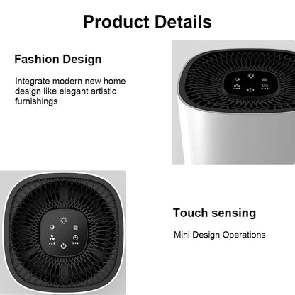 Small Room Quiet True HEPA Air Cleaner