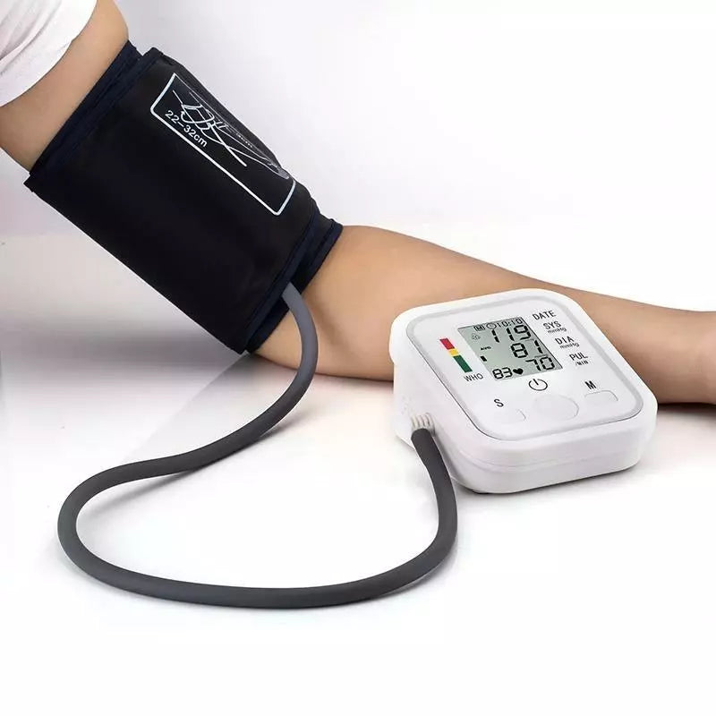 Compact Digital Blood Pressure Tracker With Storage