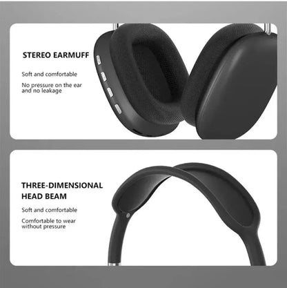 Wireless ANC Over Ear Headphones with Clear Sound