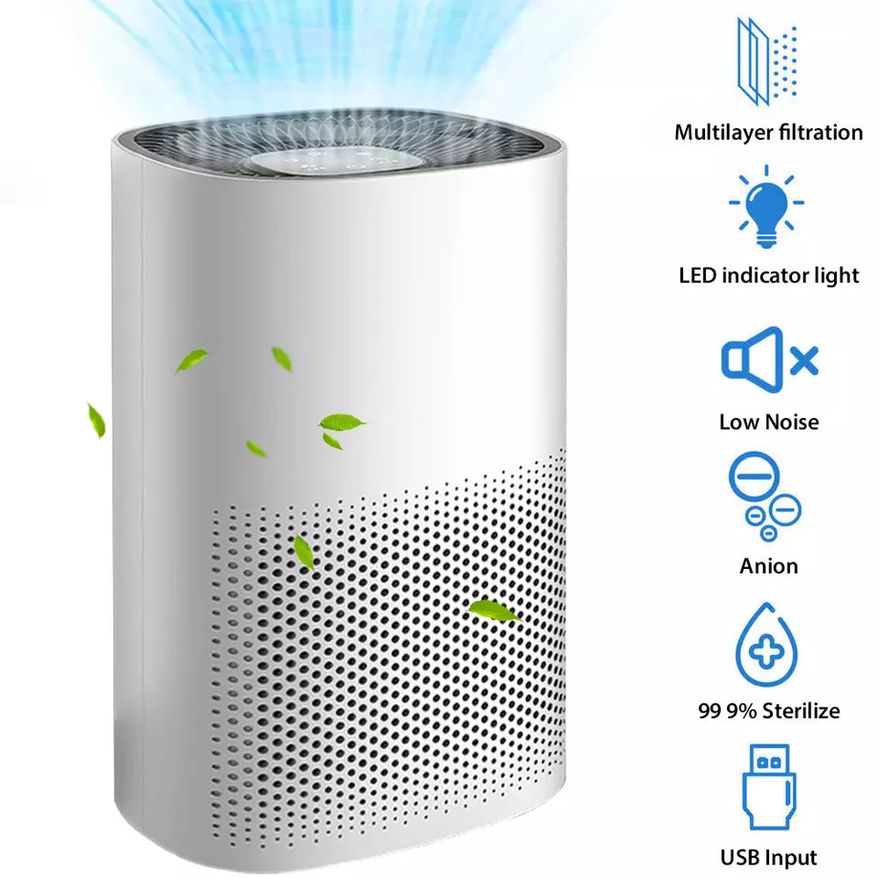 Small Room Quiet True HEPA Air Cleaner