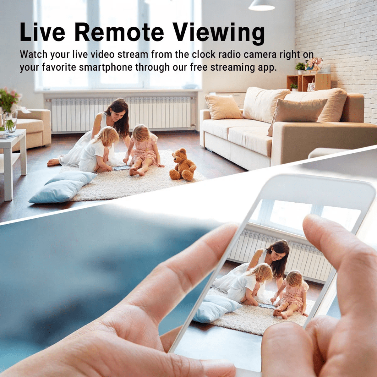 HD Wi-Fi Security Wall Charger Camera with Motion Detection