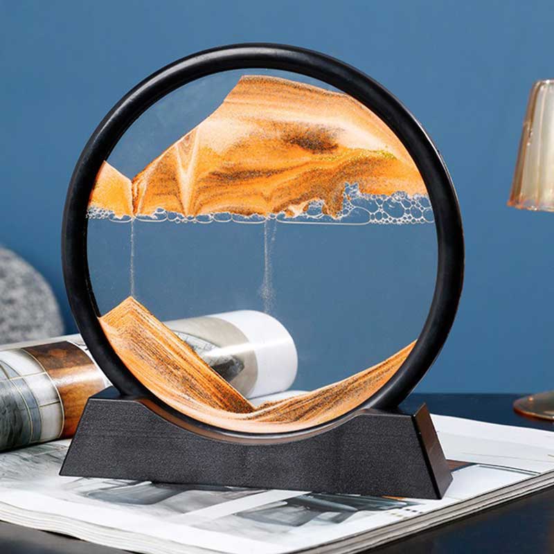 Decorative Glass Hourglass Timer for Home Office - Lusomart