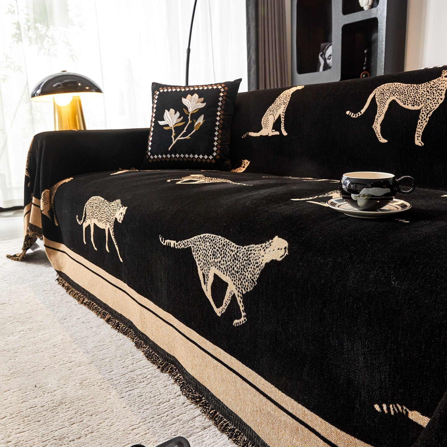 Premium Soft Faux Leather Sofa Protector