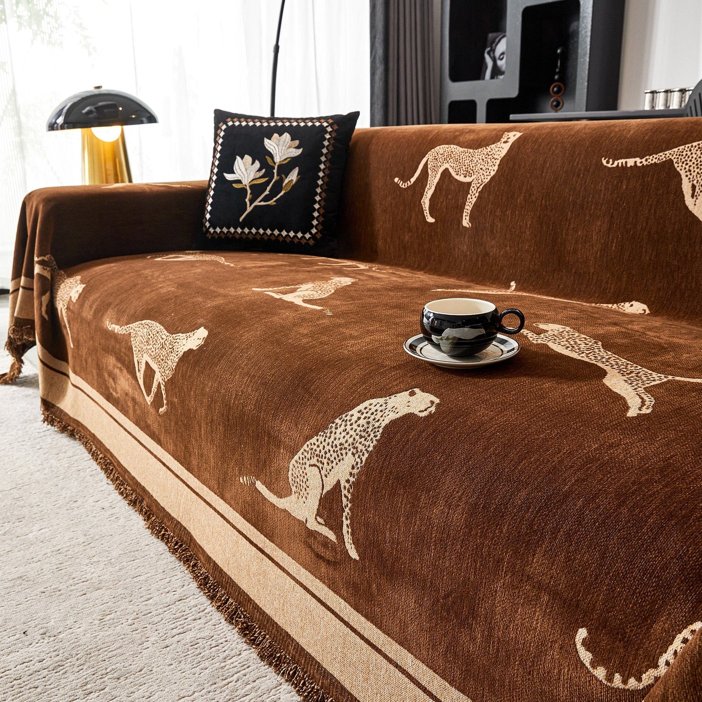 Premium Soft Faux Leather Sofa Protector