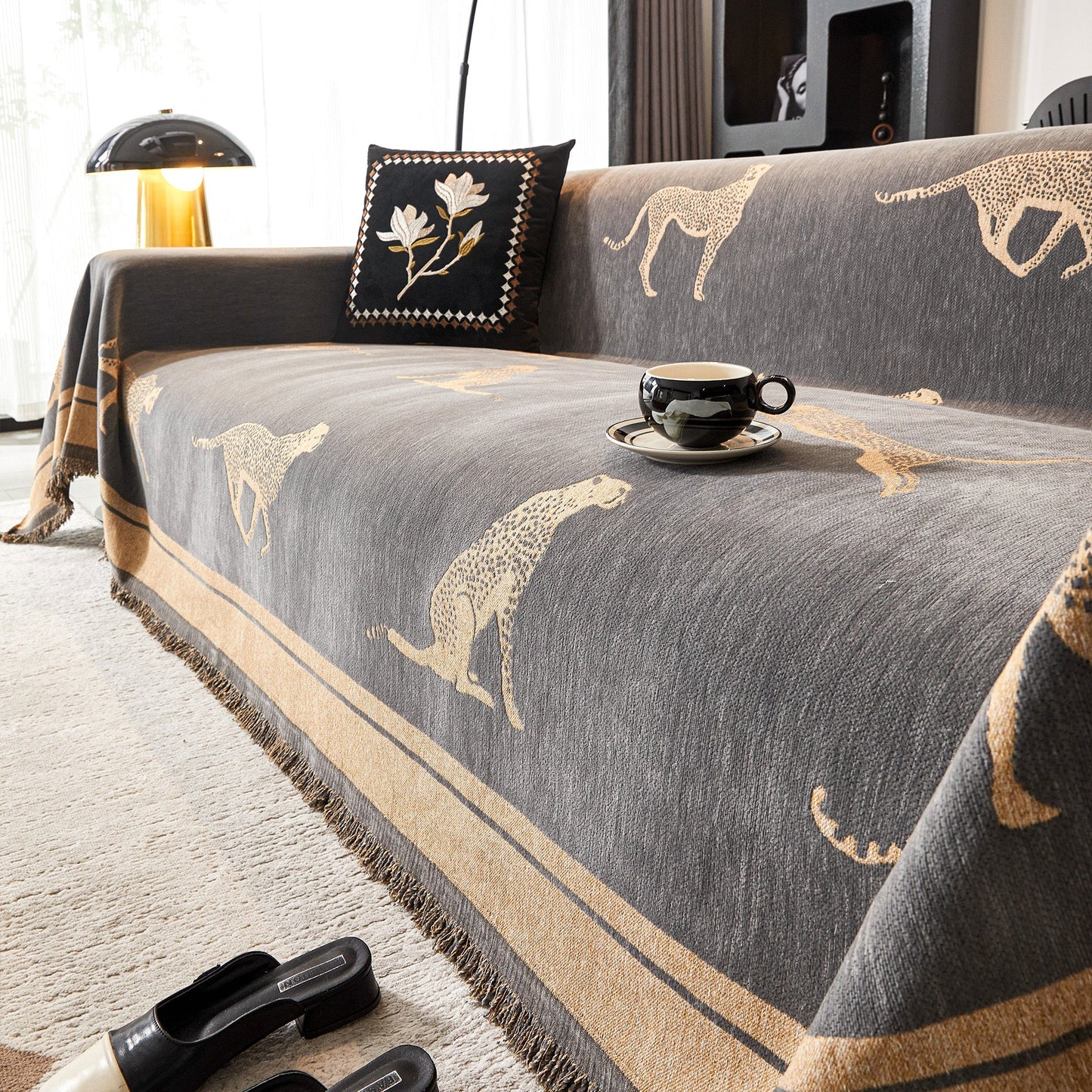 Premium Soft Faux Leather Sofa Protector