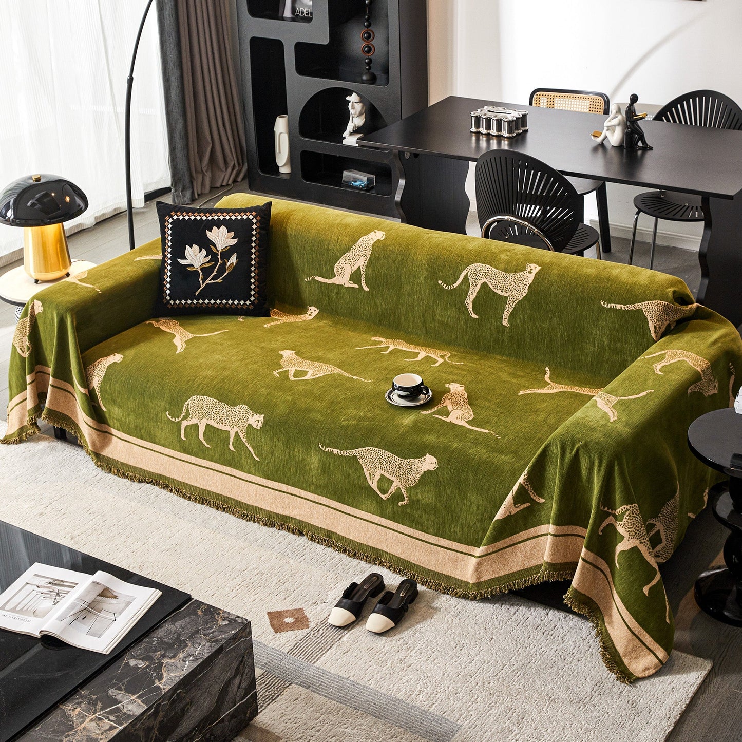 Premium Soft Faux Leather Sofa Protector