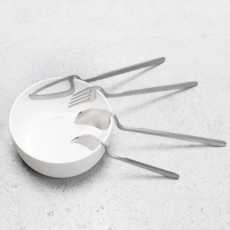 Modern Stainless Steel Flatware Dinner Set