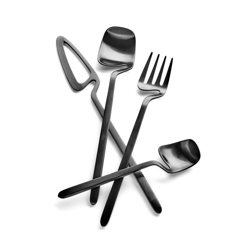 Modern Stainless Steel Flatware Dinner Set