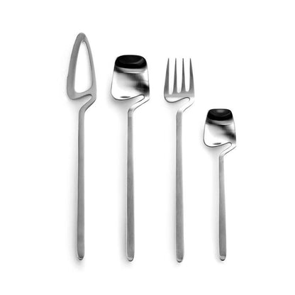Modern Stainless Steel Flatware Dinner Set
