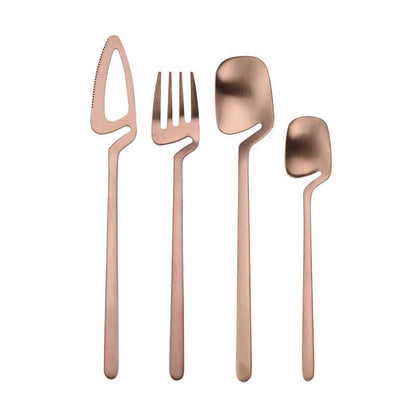 Modern Stainless Steel Flatware Dinner Set