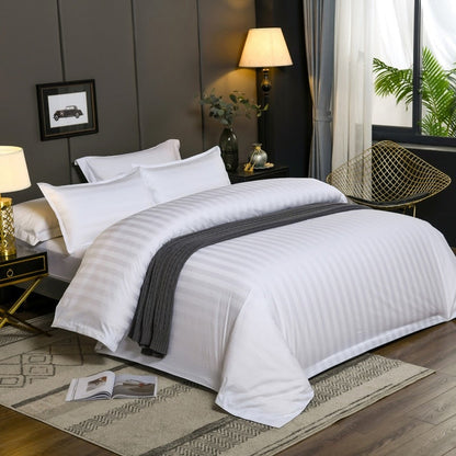 Soft Cotton Striped Bedding Set