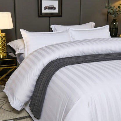 Soft Cotton Striped Bedding Set