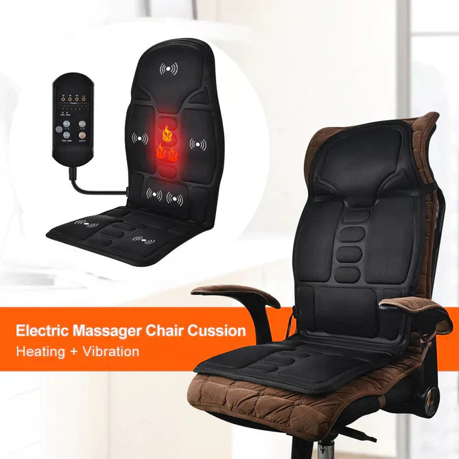 Heated Massage Back Support Cushion