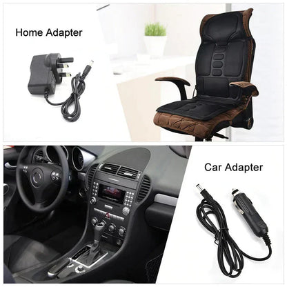 Heated Massage Back Support Cushion