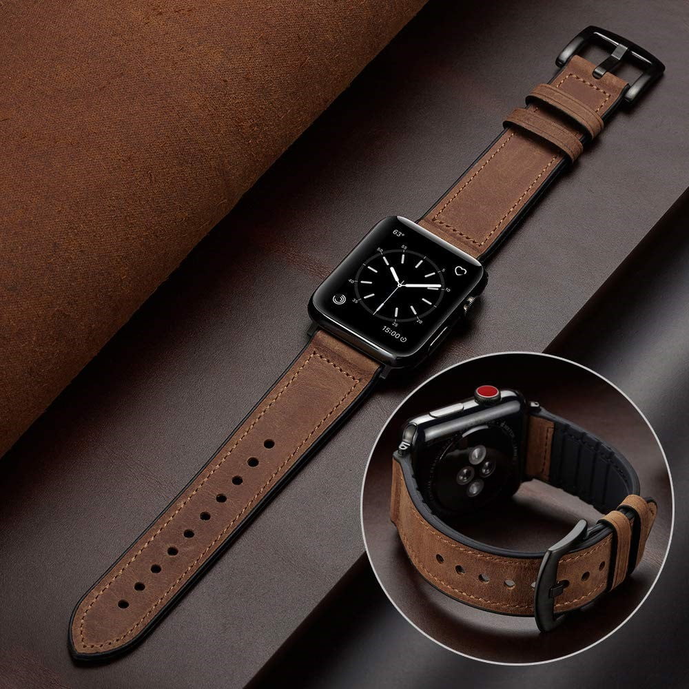 Premium Leather Smartwatch Strap for Apple Watch