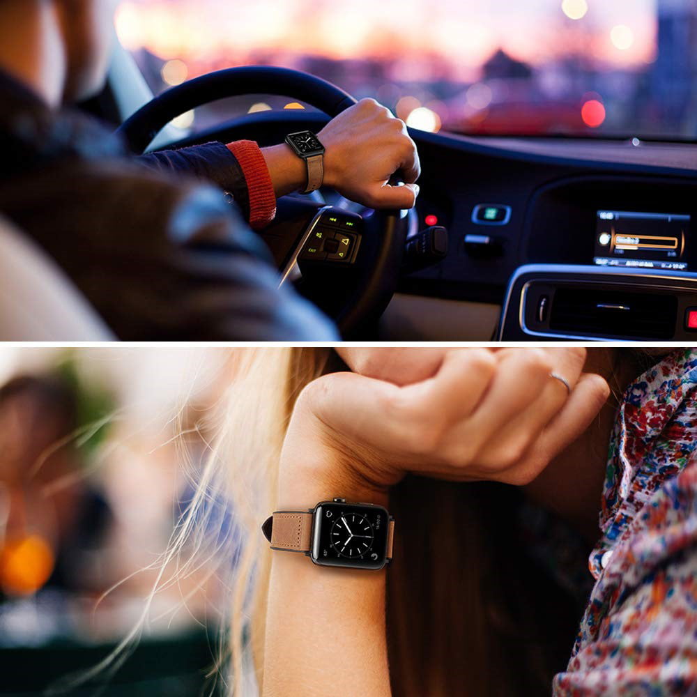 Premium Leather Smartwatch Strap for Apple Watch
