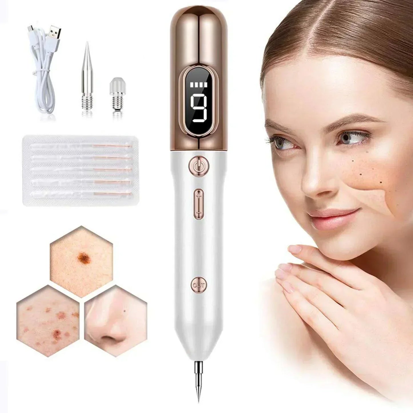 Professional Skin Tag Remover Pen 9 Adjustable Levels - Lusomart