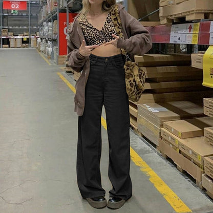 Comfortable Fit High Waisted Women's Wide Leg Pants