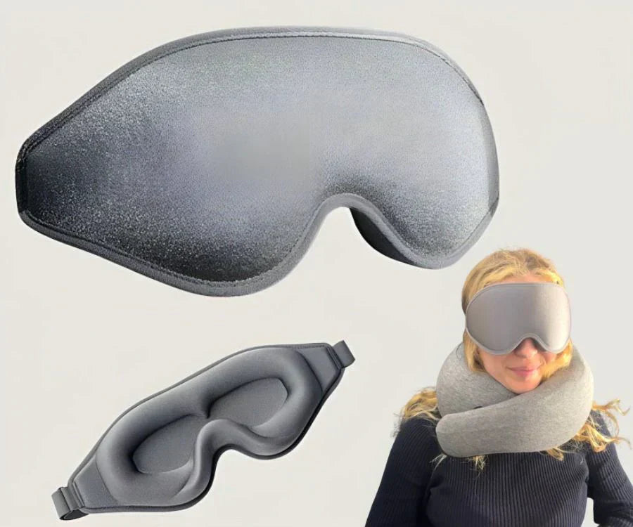 Luxury Contoured Eye Sleep Mask - Lusomart
