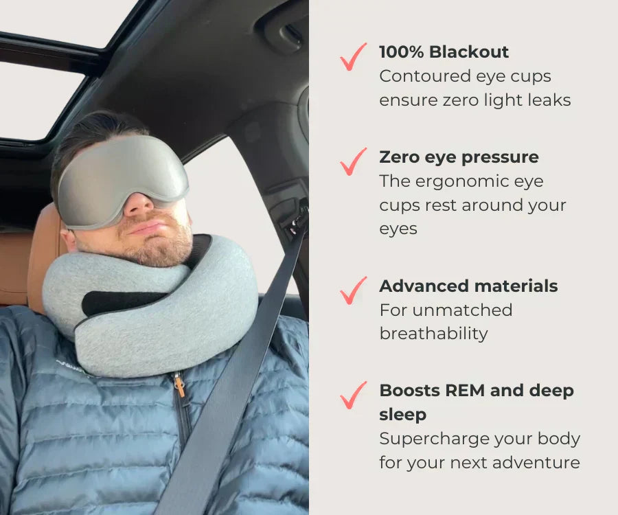 Luxury Contoured Eye Sleep Mask