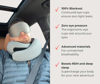 Luxury Contoured Eye Sleep Mask