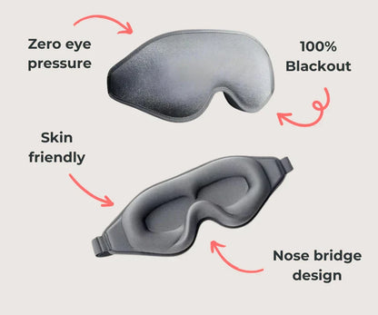 Luxury Contoured Eye Sleep Mask