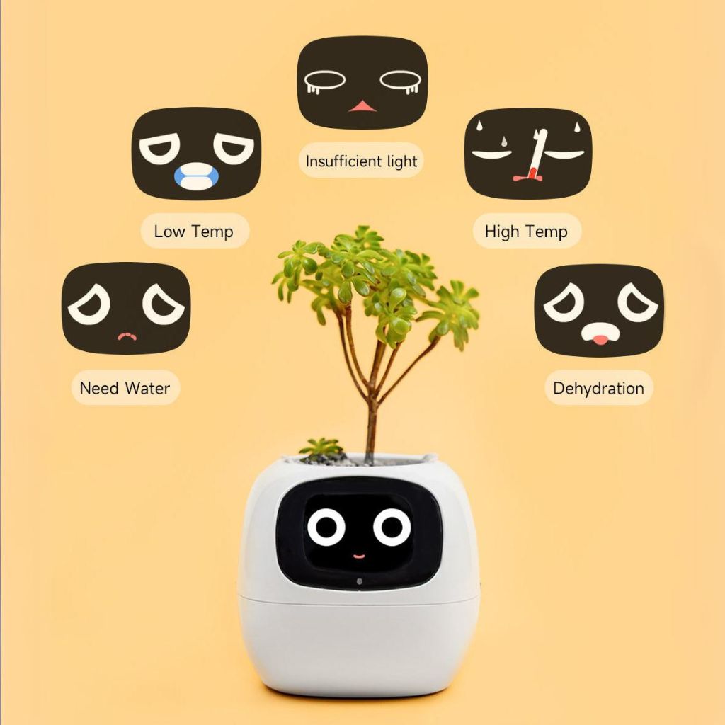 Smart WiFi Planter with 70 LED Animations