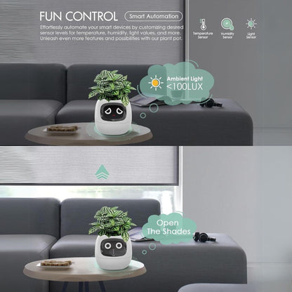 Smart WiFi Planter with 70 LED Animations