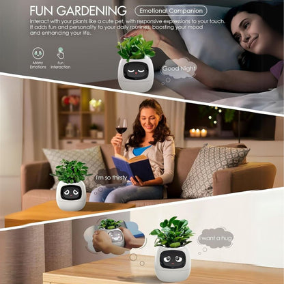 Smart WiFi Planter with 70 LED Animations
