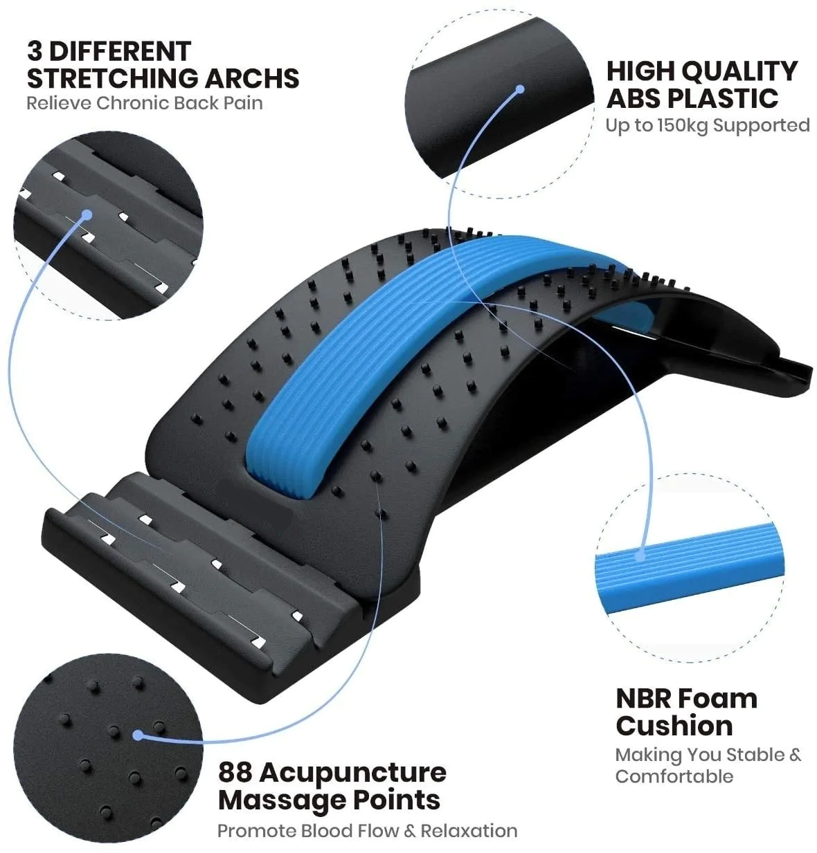 Posture Corrector Back Support Stretcher - Lusomart