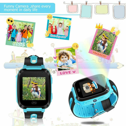 Kids GPS Smart Watch Phone With SIM Card SOS Alert