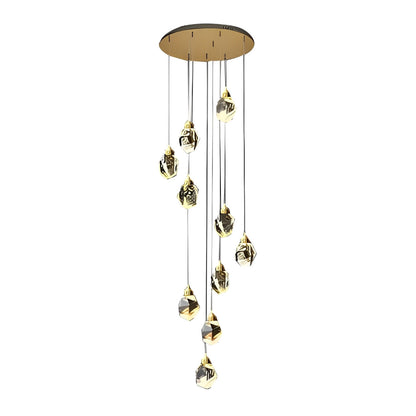 Elegant Crystal Drop Pendant Light Fixture