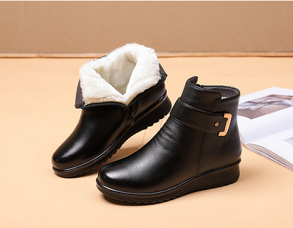 Warm Faux Fur Ankle Boots for Women
