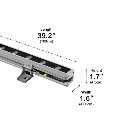 Bright Outdoor LED Wall Lights Waterproof Dimmable Aluminum