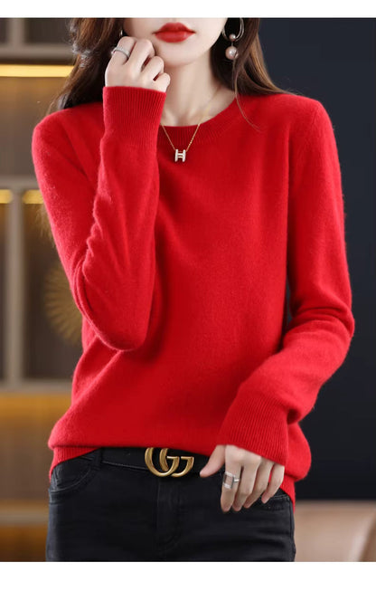 Warm Cozy Wool Cashmere Winter Sweater