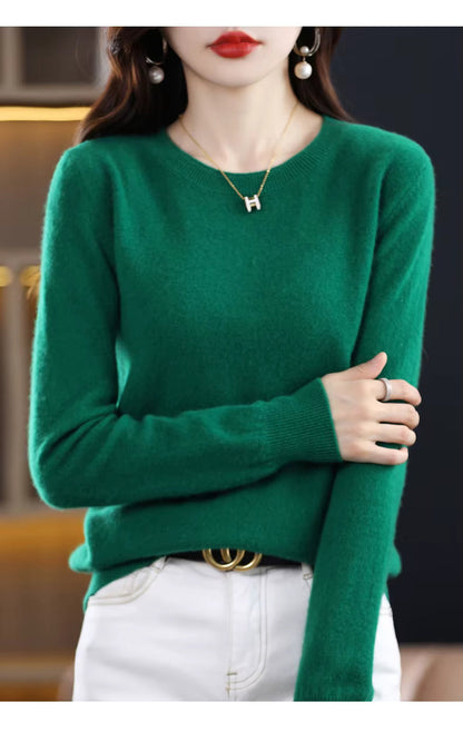 Warm Cozy Wool Cashmere Winter Sweater
