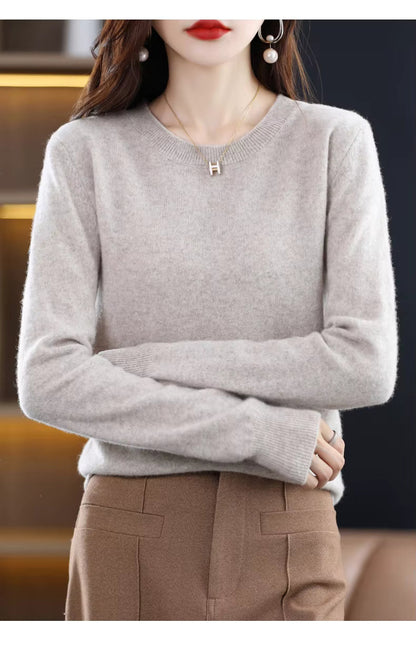Warm Cozy Wool Cashmere Winter Sweater