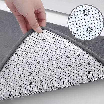 Luxury Soft Bathroom Mat Non Slip Fast Dry Rug