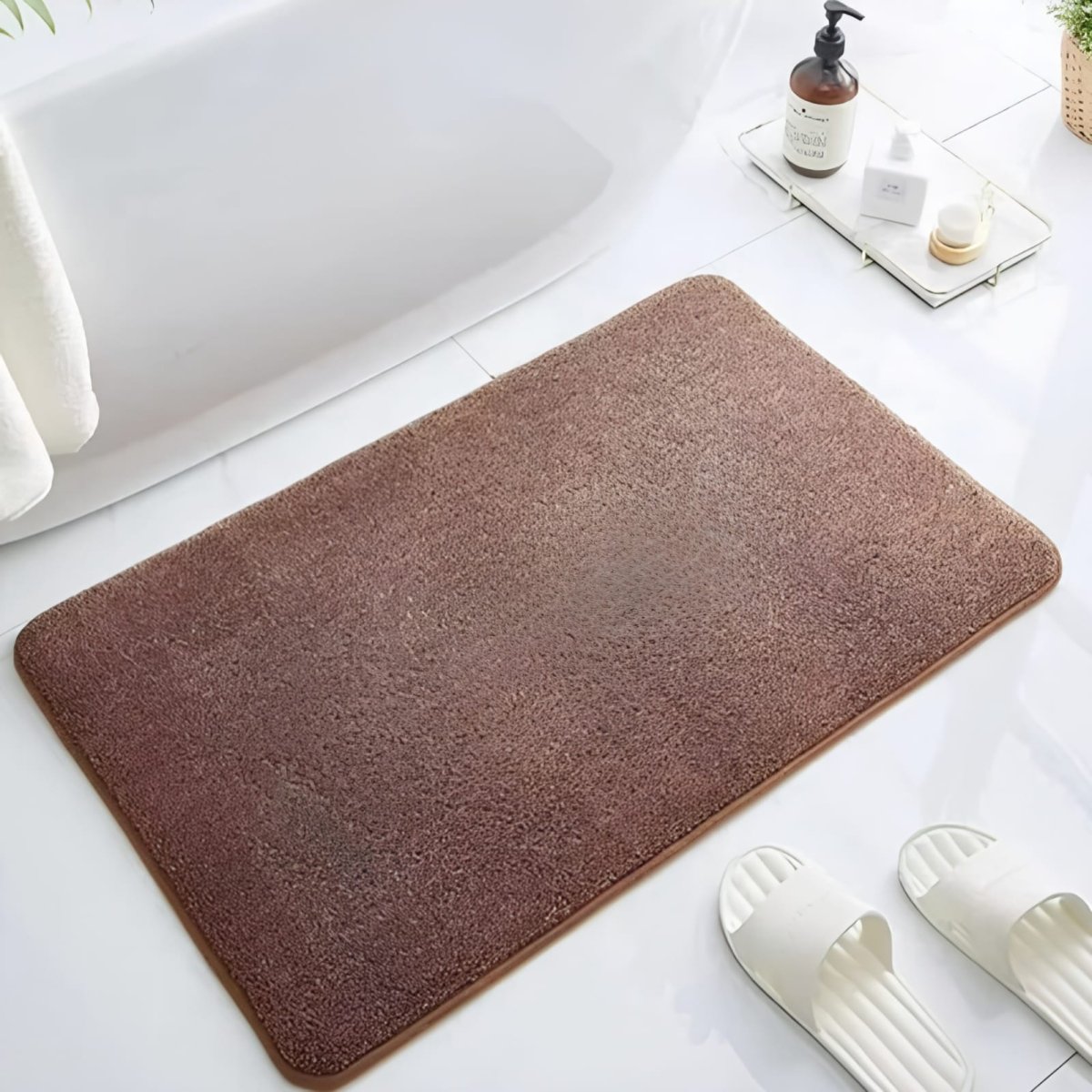Luxury Soft Bathroom Mat Non Slip Fast Dry Rug