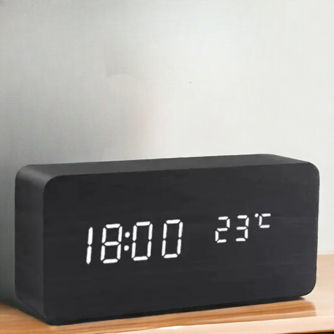 Intelligent LED Alarm Clock with Voice Control