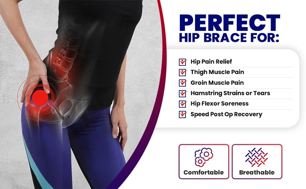 Comfortable Hip Support Wrap Brace