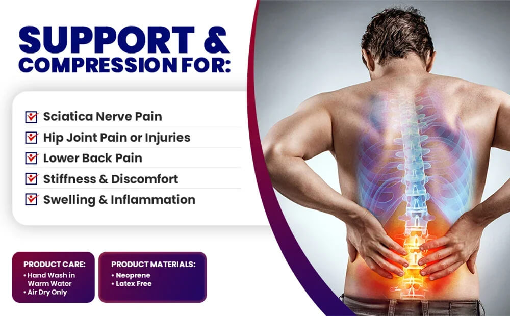 Comfortable Hip Support Wrap Brace