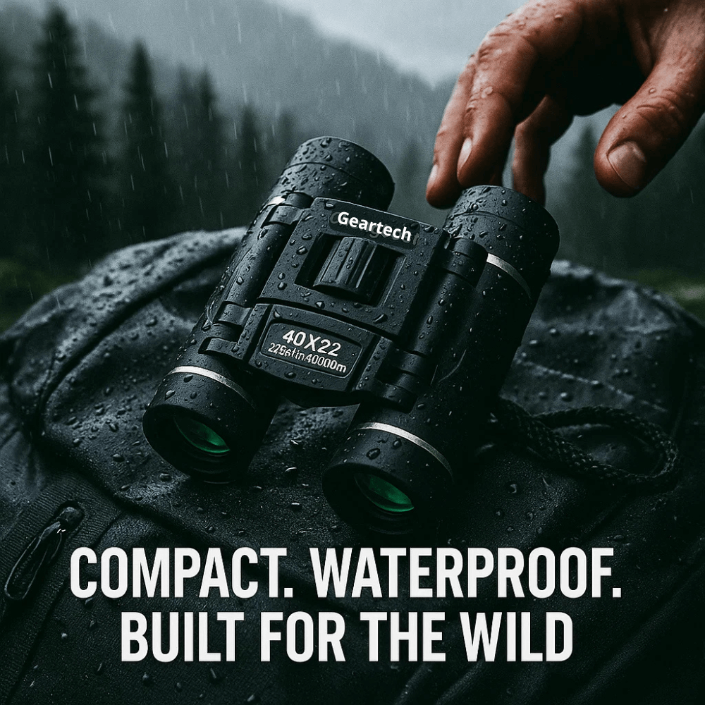 Portable 40x22 Mini Travel Binoculars for Clear Views